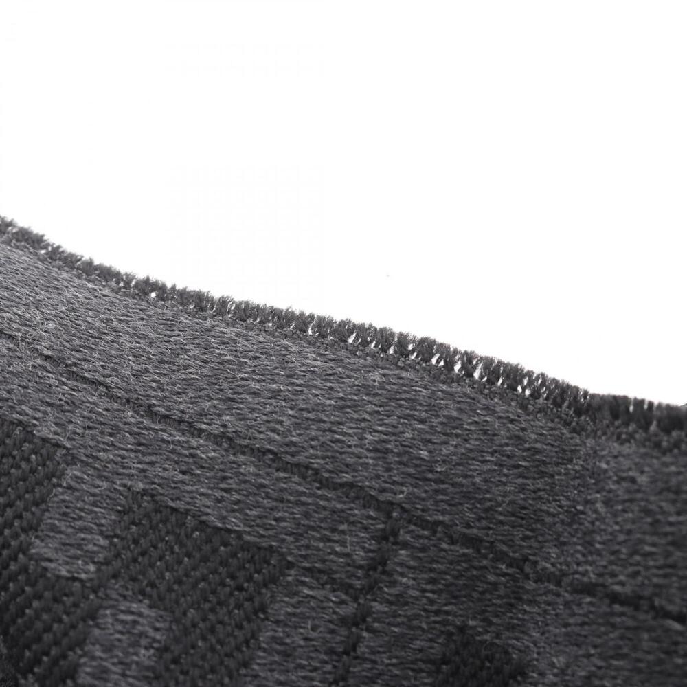 Fendi FF pattern wool scarf for men, available in black and gray. - Picture 5 of 6